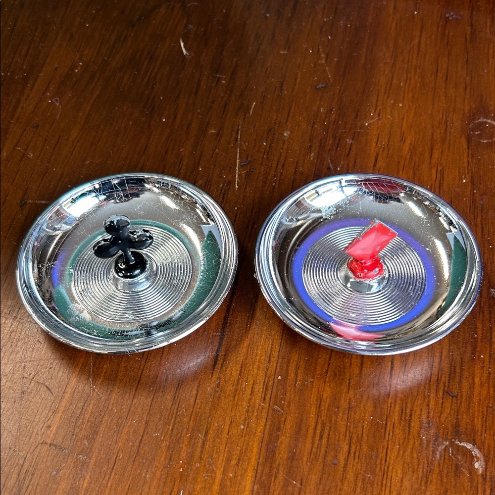 Card themed trinket dishes